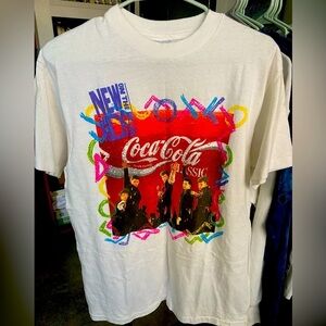 Vintage New Kids on the Block NKOTB/Coca Cola shirt Sz: L